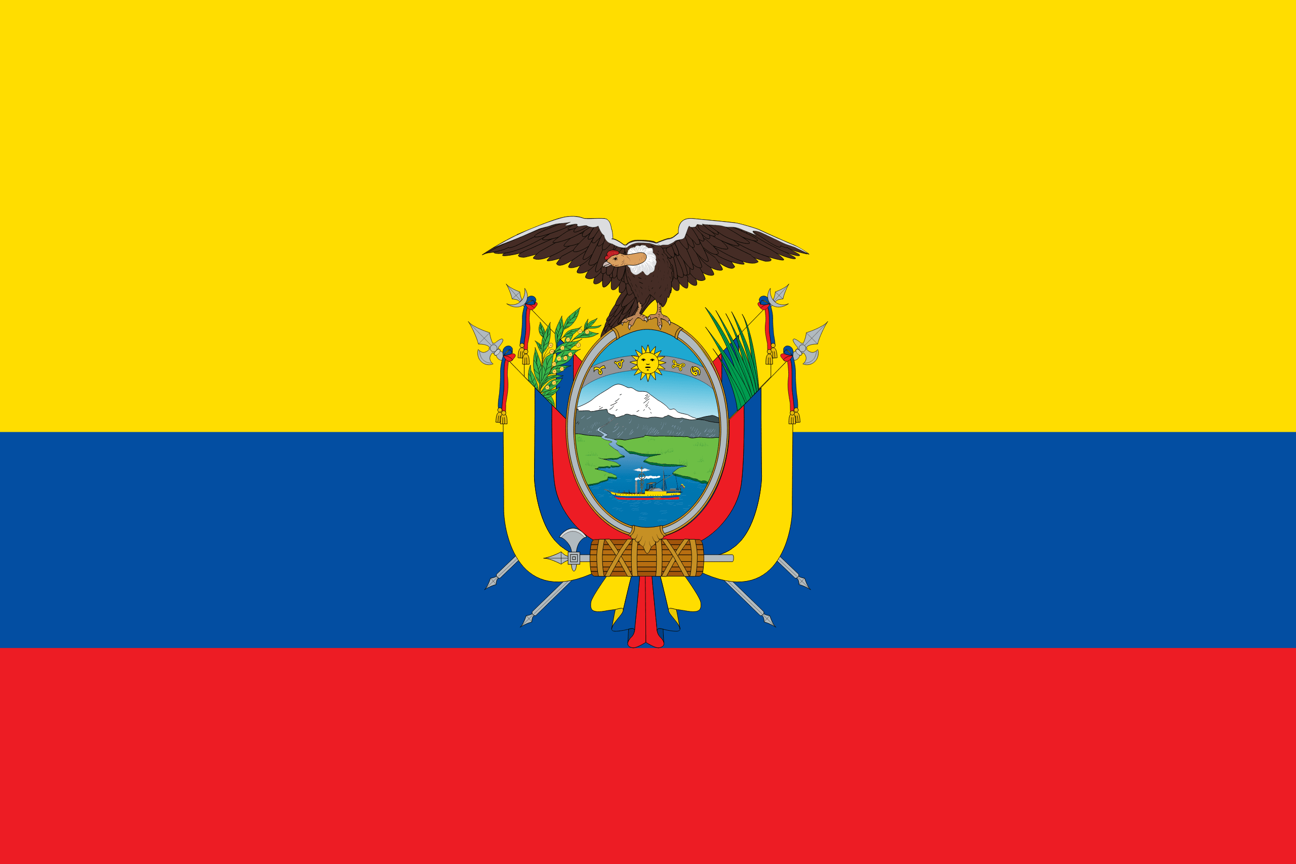 エクアドル共和国 flag