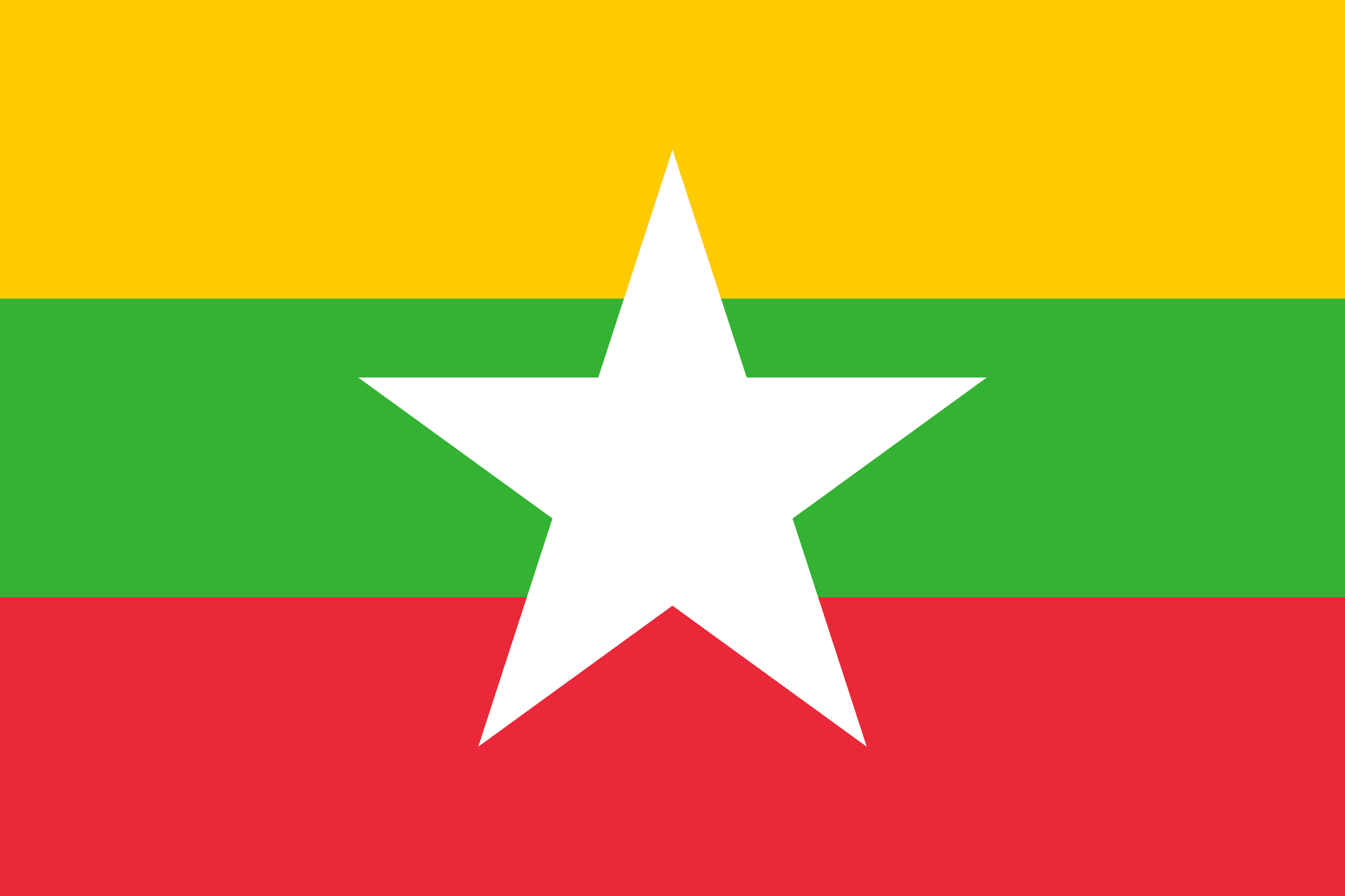 ミャンマー連邦共和国 flag