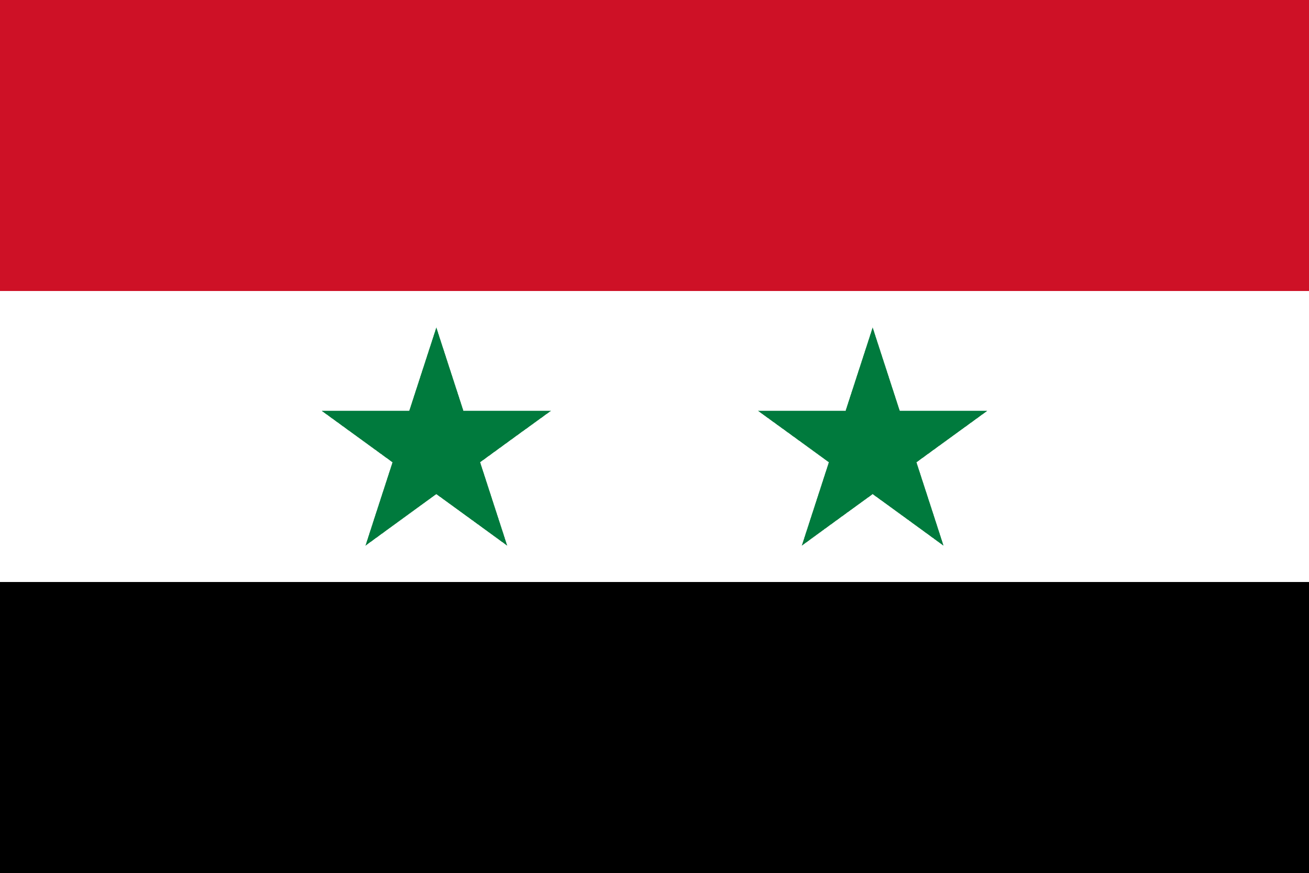 シリア・アラブ共和国 flag