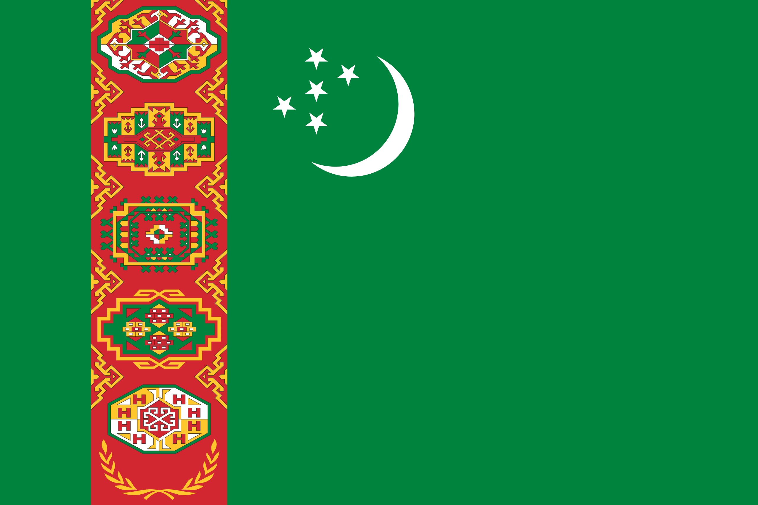 トルクメニスタン flag