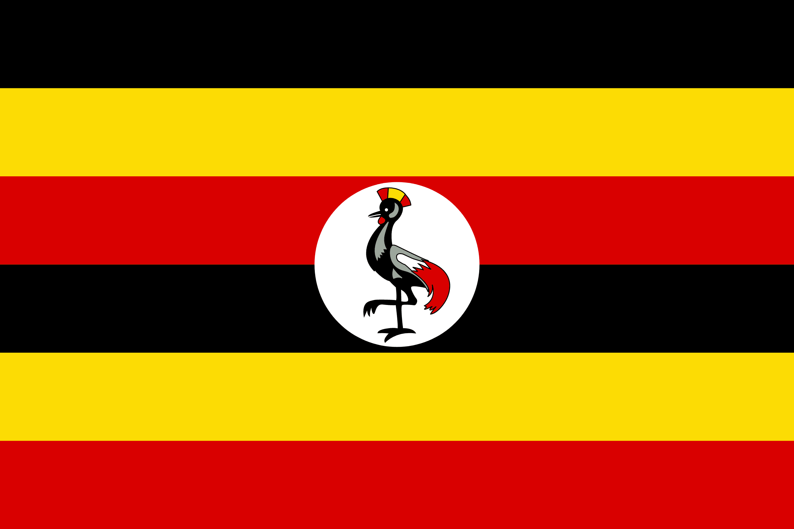 ウガンダ共和国 flag