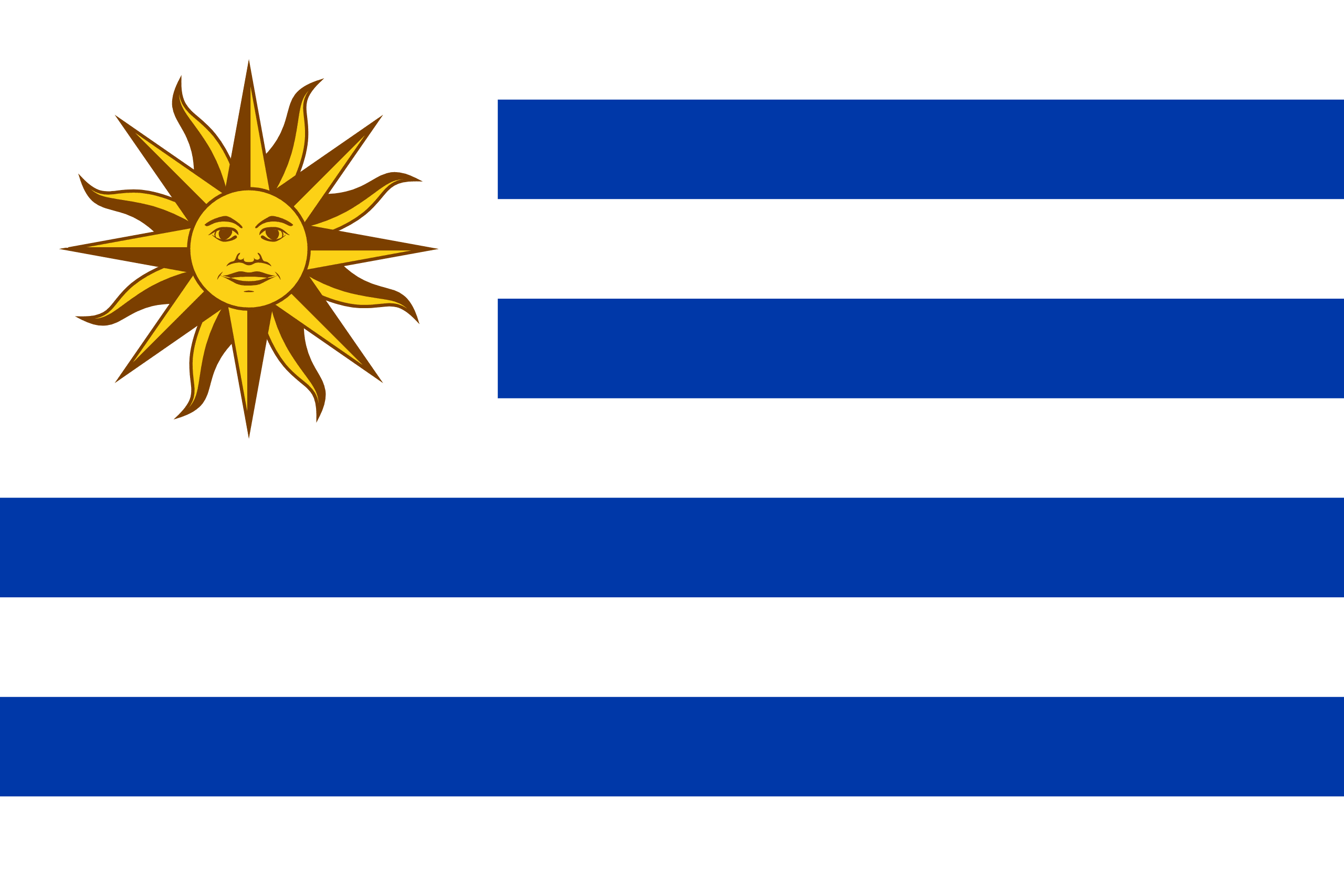 ウルグアイ東方共和国 flag